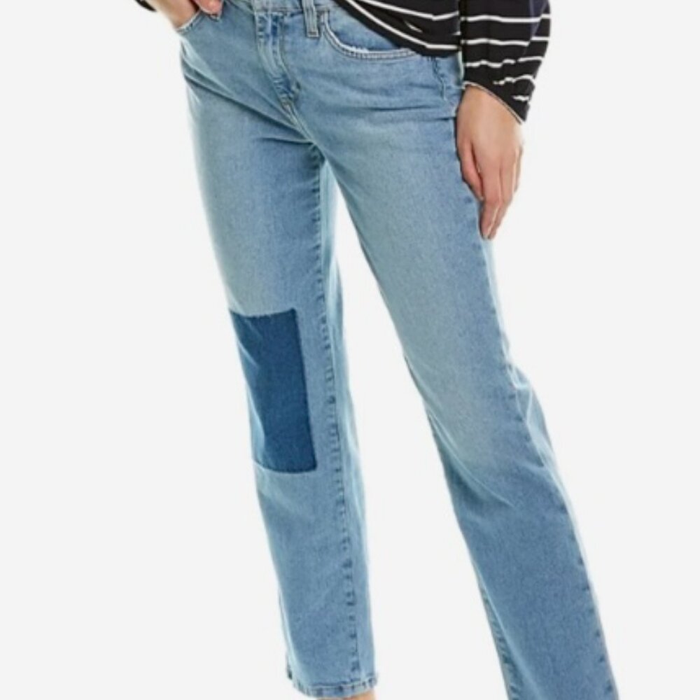 Joes Patchwork Straight Ankle Jeans Size 29 - image 2